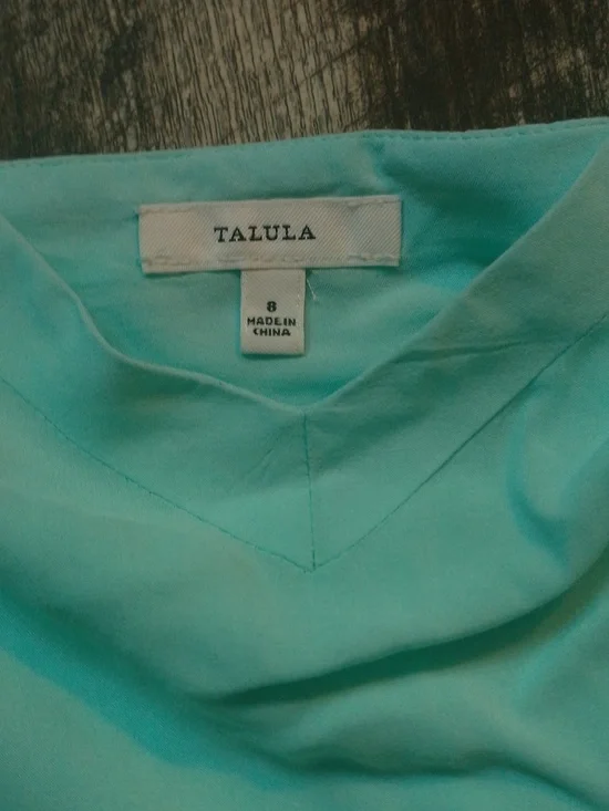 Talula By Aritzia Beautiful Teal Blue Free Flow Dress Magical Spring Fairy Dance - Picture 2 of 7